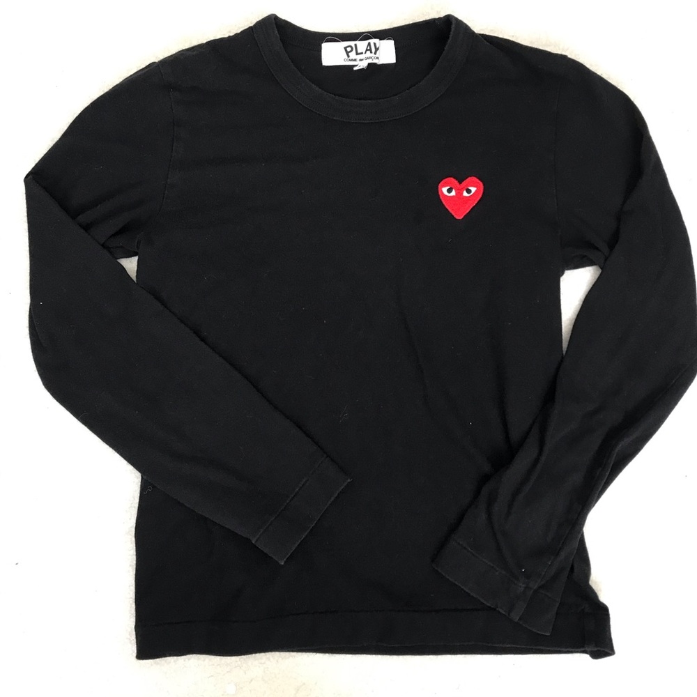 Comme Des Garçons Play Black long sleeve (M)